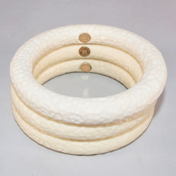 GIVENCHY * RARE * Vintage Bangle Set (3)